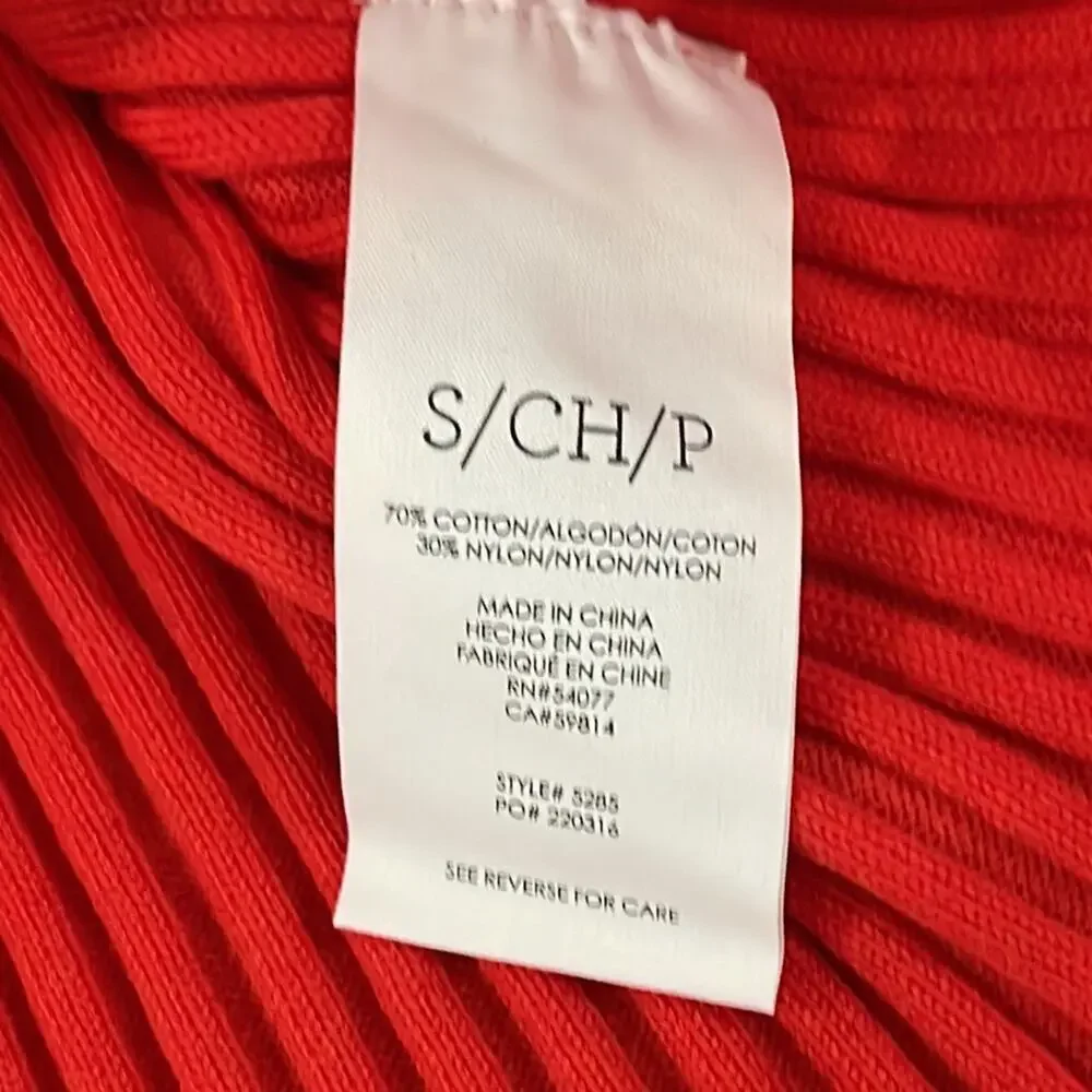 CAbi #5285 Trumpet Cardigan Red Size Small